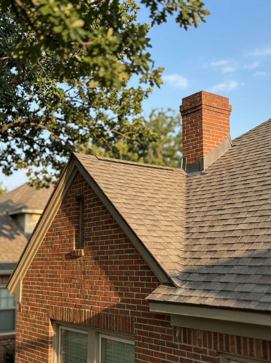 Professional crew member working on a Fort Worth property with precision and care.